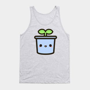 Cute sprout in pot Tank Top